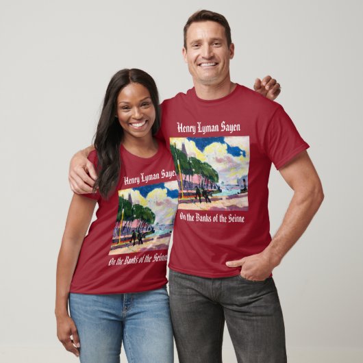 ヘンリー・ライマン・セイエン・オン・ザ・バンク・オブ・ザ・セーヌ Tシャツ (ユニセックス)