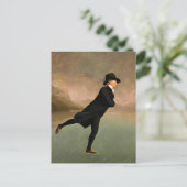 ヘンリー・レイバーンスケートで滑る大臣(1790年c) ポストカード (スタンド正面)