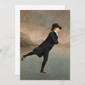 ヘンリー・レイバーン - スケーティング大臣 サンキューカード (正面/裏面)