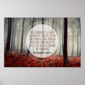 ヘンリー・ロングフェロー感動的引用文忍耐力 ポスター (正面)