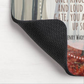 ヘンリー・ロングフェロー感動的引用文忍耐力 マウスパッド (コーナー)