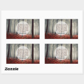 ヘンリー・ロングフェロー感動的引用文忍耐力 長方形シール (シート)