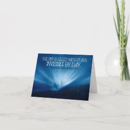 ヘンリー・ワズワース・ロングフェロー 名言  空 サンキューカード