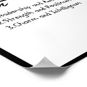 ヘンリー、男のパーソナライズされた子の名前定義 ポスター (角)