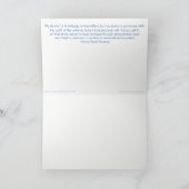 ヘンリー・D・ソローの引用文があるウォルデン池: カード (内部)