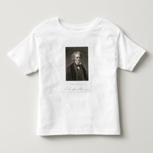ヘンリーBryan Hal著刻まれるジョンCaldwell Calhoun トドラーTシャツ (正面)