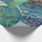 ヘンリーClive著人魚 ラッピングペーパー (角)