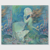 ヘンリーClive著人魚 ラッピングペーパー (フラット)