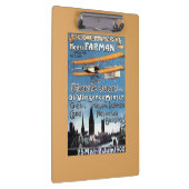 ヘンリーFarmanは飛んでいるな人の広告宣伝ポスターを飛ばします クリップボード (右)