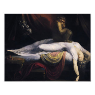 ヘンリーFuseli -悪夢 フォトプリント