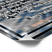 ヘンリーVやる気を起こさせる演説 ポスター (コーナー)