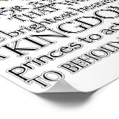 ヘンリーV引用文 ポスター (角)