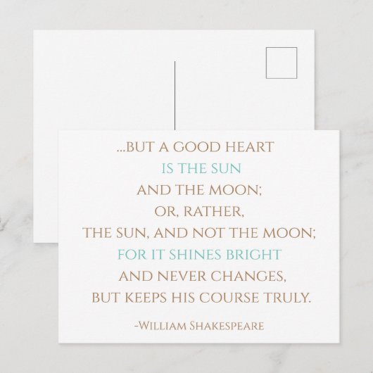 ヘンリーV ポストカード (正面/裏面)