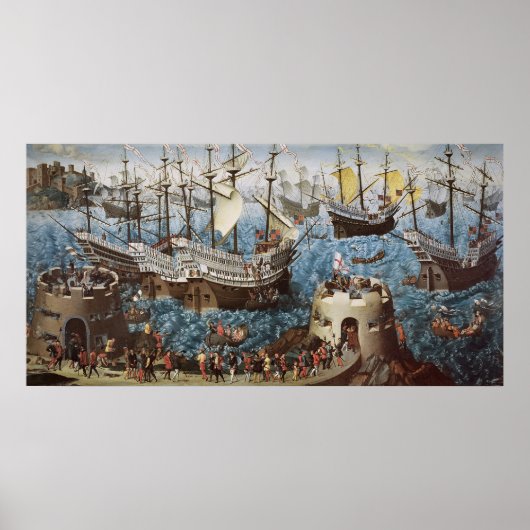 ヘンリーVIIIがHenry Grace a Dieuに搭乗 ポスター (正面)