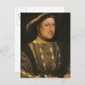 ヘンリーVIIIのポートレートc.1536 ポストカード (正面/裏面)