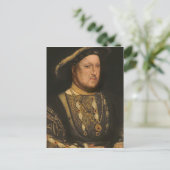 ヘンリーVIIIのポートレートc.1536 ポストカード (スタンド正面)