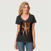 ヘンリーVIIIチュドルズ歴史王イングランド6人の妻T Tシャツ (正面フル)