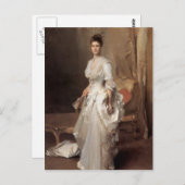 ヘンリーWhiteジョンの歌手のSargent-夫人 ポストカード (正面/裏面)