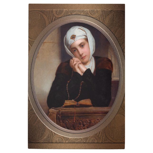 ヘンリ失ったー考え・ギョーム・シュレジンガーによって メタルプリント (正面)