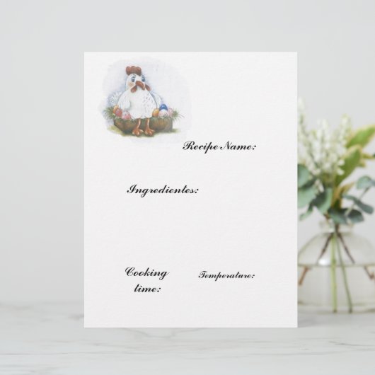 ヘンレシピ紙 (スタンド正面)