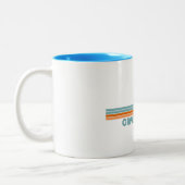 ヘンロペンデラウェア岬サンパームツリーズ ツートーンマグカップ (左)