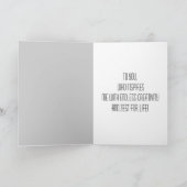 ヘン(ファッション)誕生日ハイアートカード カード (内部)