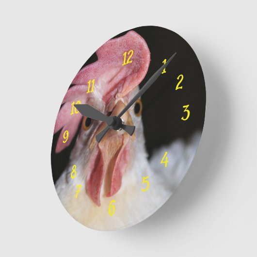 ヘン ラウンド壁時計 (傾斜)