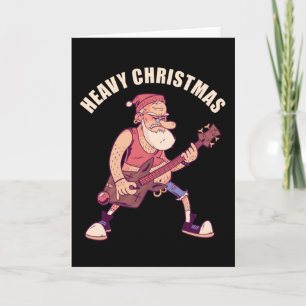 ヘヴィクリスマスロックサンタ カード