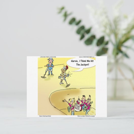 ヘヴィメタル好きが笑顔になるギフト Tシャツ&カード ポストカード (スタンド正面)