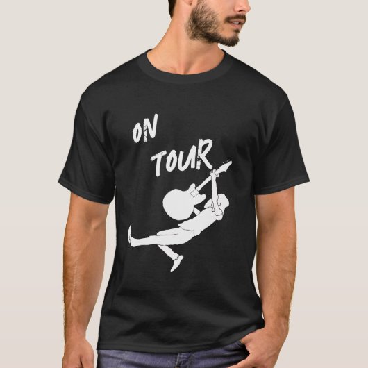 ヘヴィメタル・ギタリスト ツアー仕様 Tシャツ (正面)