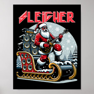 ヘヴィーメタル サンタ クリスマス ロック Xmas ポスター