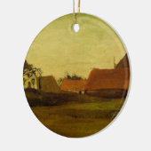 ヘーグ近郊のロースドゥーネンの農家… セラミックオーナメント (左)