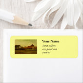 ヘーグ近郊のロースドゥーネンの農家… ラベル (インサイチュ)