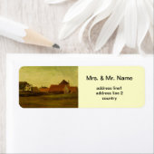 ヘーグ近郊のロースドゥーネンの農家… ラベル (インサイチュ)