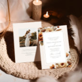 ヘーゼルウッド秋水カラー結婚フローラ 招待状