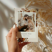 ヘーゼルウッド結婚の写真 サンキューカード