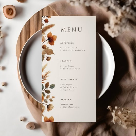 ヘーゼルウッド結婚ズ・ディナー メニュー