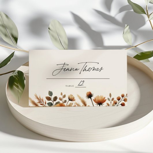 ヘーゼルウッド結婚ズ プレイスカード