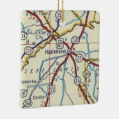 ヘーゼルストグルジアヴィンテージの地図 セラミックオーナメント (右)