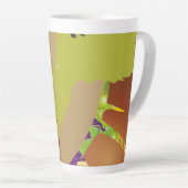 ヘーゼルナッツとブドウ カフェラテマグ (右アングル)