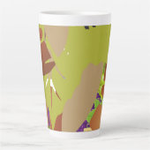 ヘーゼルナッツとブドウ カフェラテマグ (正面)