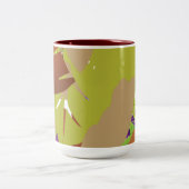 ヘーゼルナッツとブドウ ツートーンマグカップ (中央)