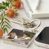 『ヘーゼルナッツの実を摘む少女たち』 キーホルダー (正面右)