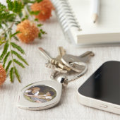 『ヘーゼルナッツの実を摘む少女たち』 キーホルダー (側面)