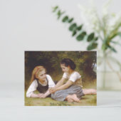 『ヘーゼルナッツの実を摘む少女たち』 シーズンポストカード (スタンド正面)