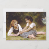 『ヘーゼルナッツの実を摘む少女たち』 招待状 (正面)