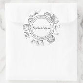 ヘーゼルナット抽出スケッチラモダンベル ラウンドシール (バッグ)