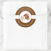 ヘーゼルナット抽出ラベル ラウンドシール (バッグ)