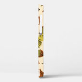 ヘーゼルナッ葉トアクーnsシームレスパターン Case-Mate iPhoneケース (裏面 / 左)