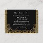 ヘーゼルハーストヘアスタイリスエレガントトサロンプロフェッショナル 名刺 (裏面)